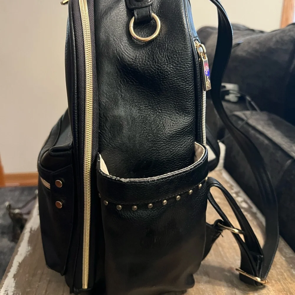 Itzy Ritzy Mini Black Backpack - Picture 2 of 4